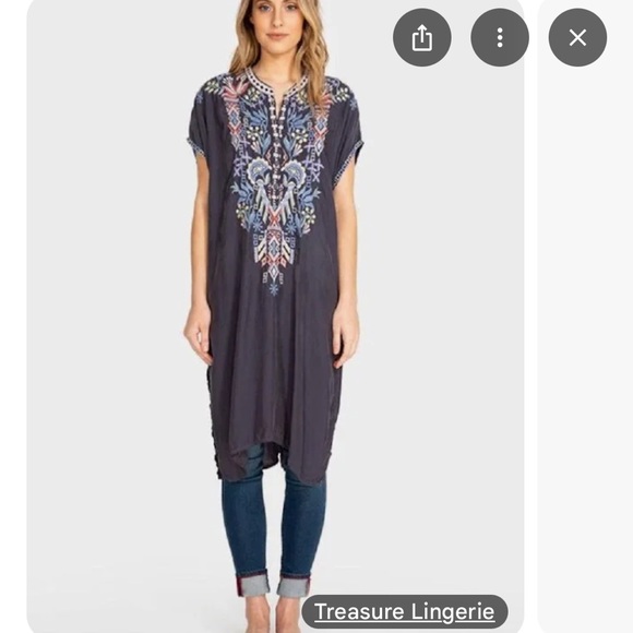 Johnny Was Lania Cupra Tunic NWT Size XL - Picture 4 of 4